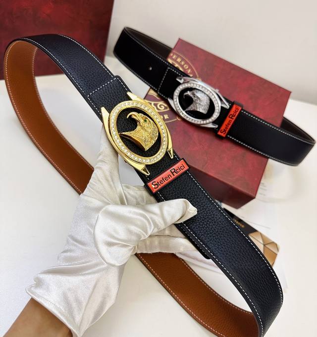 Belt: Stefen Rcici. Stefen Rcici Diamond-Studded Belt: Top-Tier Original Replic