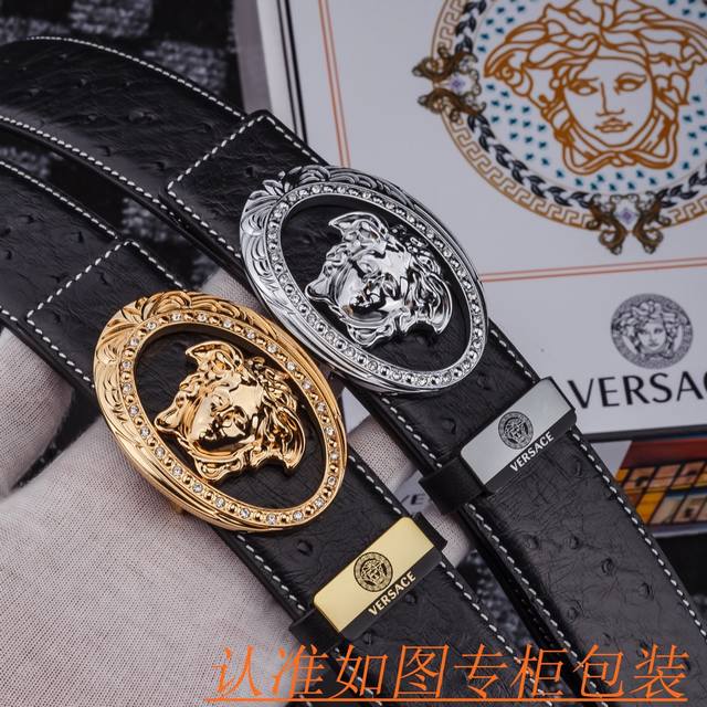 Product Name: Versace Original Material: 100% top-grain cowhide, guaranteed gen