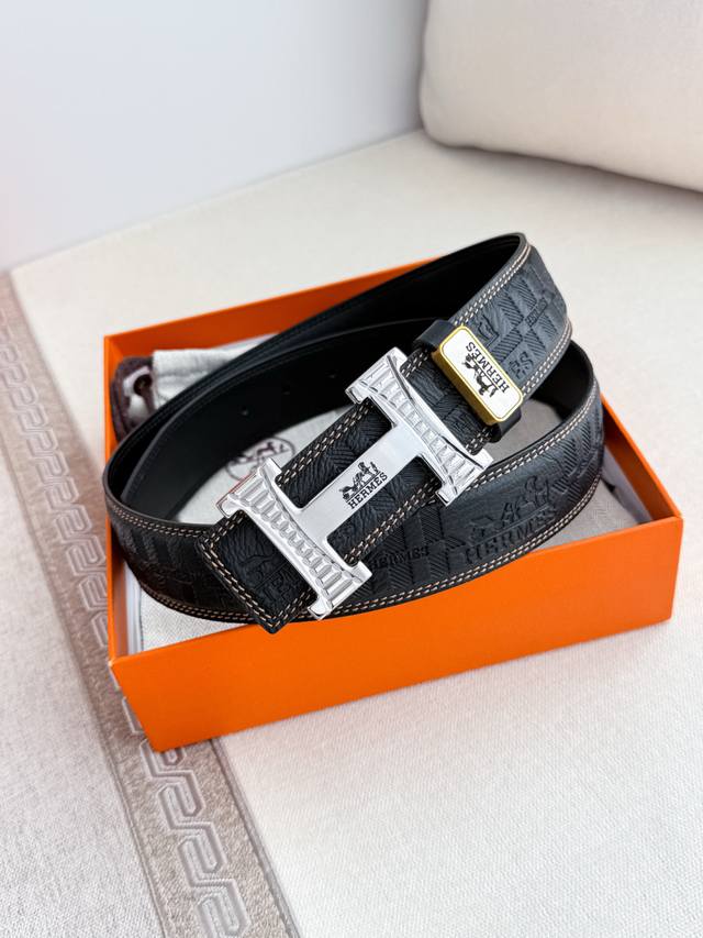 Product Name: Hermes Belt (Original) Model: Hook buckle, classic pure steel buc