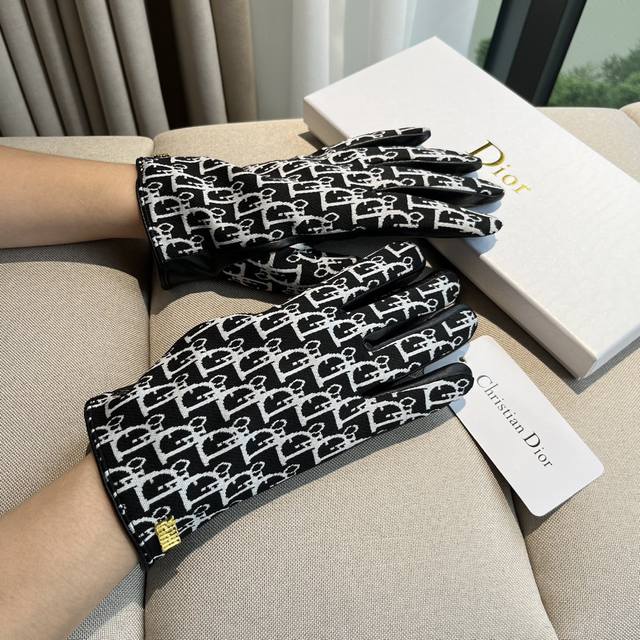 New Exclusive First Release Touchscreen Gloves, Dior Original Quality, Official
