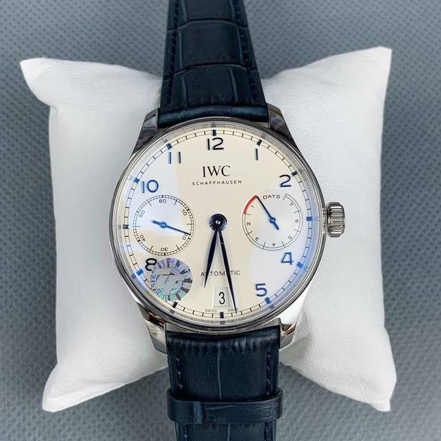 万国葡萄牙系列Iw500704 自动机械 最新款 七日链动力 42Mm表经 热门表 日期 动力储备显示功能