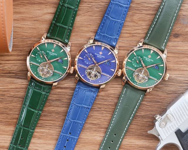 男人挚爱 多功能腕表 最新 ：百达翡丽最佳设计独家首发 类型 ：精品男士腕表 表带 ：真牛皮 316精钢表带 机芯 ：全自动机械机芯 镜面 ：矿物质强化玻璃 更