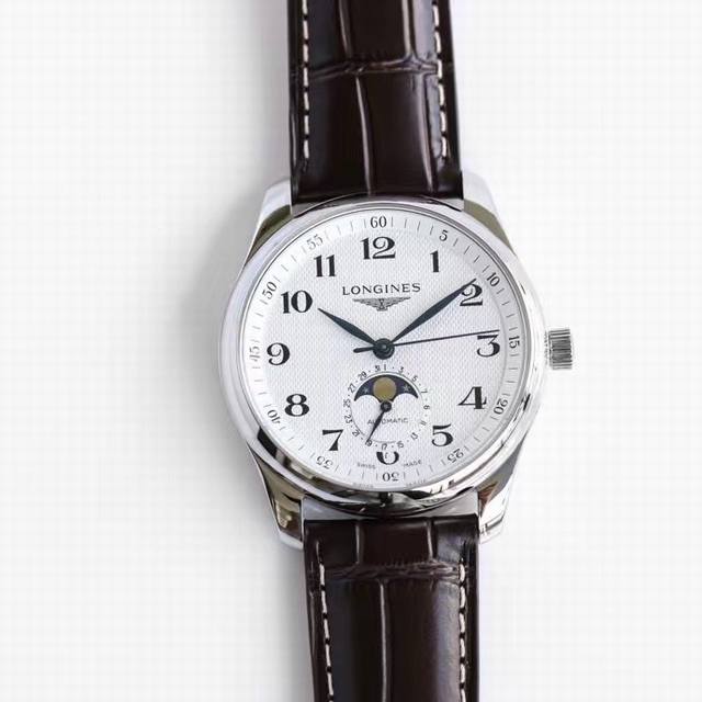 Sj出品 Gf 浪琴 Longines Kh1 名匠系列 月相40Mm 腕表，搭载复刻L899.5一体机芯 所有功能同步原装 。 两大市场唯一』： 唯一对版 自