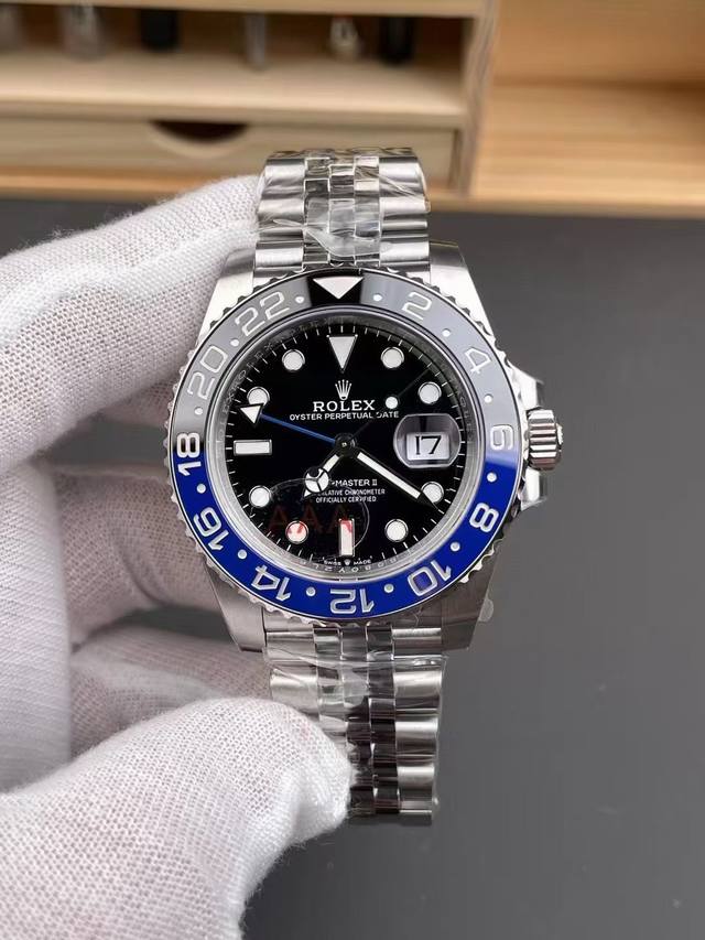 Rolex 劳力士 百事圈格林尼治系列！搭载独家定制的3285机芯，72小时个动力存储！40Mm直径！百事可乐圈国米圈 ，五珠联动钢带！