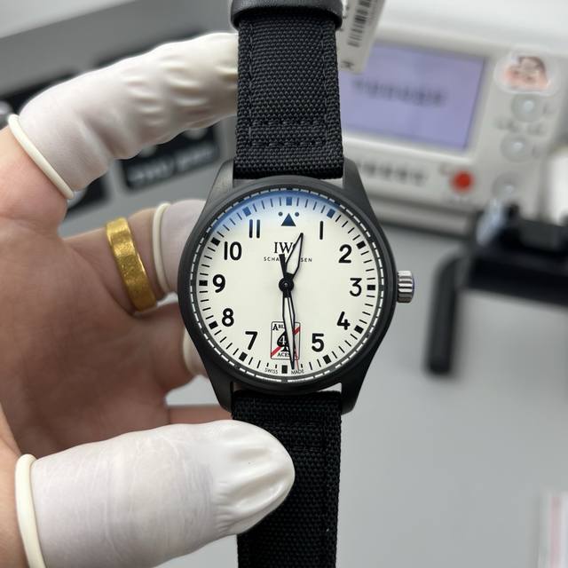 Aof 万国飞行员 黑桃A 黑陶瓷 41M