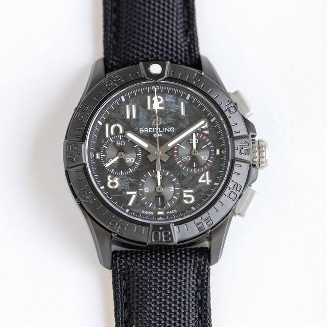 白 黑 Bls Factory 百年灵 Breitling Bn5 复仇者系列，重磅来袭！ 1这款复杂多功能计时腕表，有日历，计时功能等，盘面凌厉，读时清晰。款