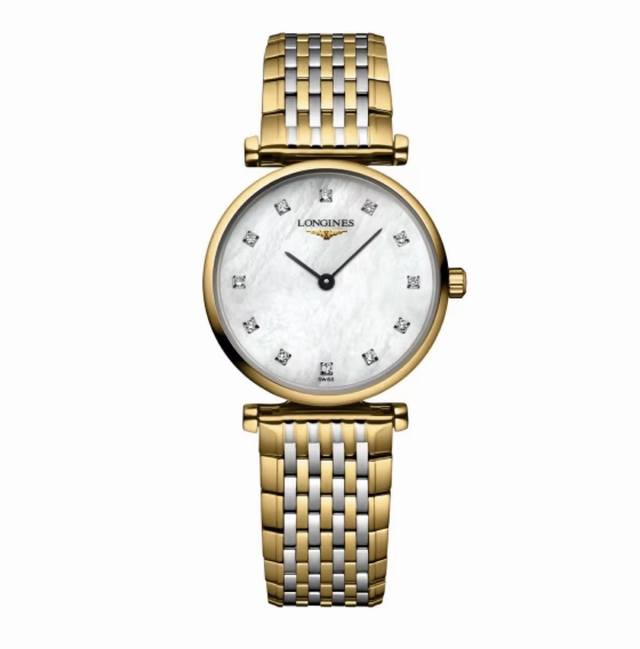 最新浪琴手表3月24 浪琴Longines 浪琴表嘉岚系列 L4.209.2.87.7 石英机芯 黄色pvd镀金 24 Mm 价18980~好价5070#大牌女