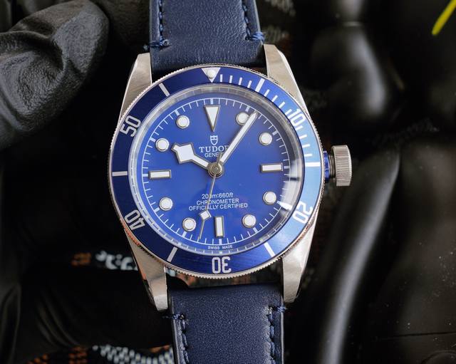 帝舵 Tudor 碧湾型系列 搭载全自动机械芯 尺寸：42Mm 镀膜玻璃 精钢表带原装扣 复古帝陀 全新演绎