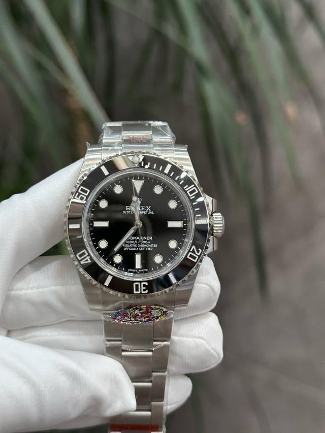 独家实拍图 劳力士潜航者 无历黑水鬼，全自动机械表！男士腕表，瑞士机芯 ，版本。 Rolex Automatic Mechanical Watch Swiss
