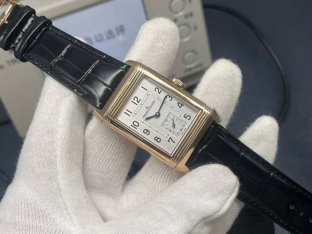 Jl Factory 2025 重磅推荐 市场顶配版本 积家 Reverso Classic Large Duoface Small Second 男士翻转腕表