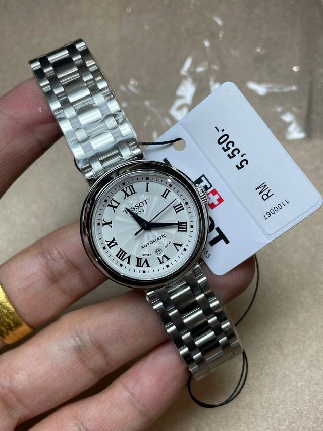 Original Tissot 原单天梭T126 新款小美人系列女士机械爆款推荐 搭配进口， 2671 自动机械机芯。蓝宝石镜面 361L精壳 29直径 按纽蝴