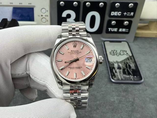 Gs 劳力士蚝式粉面恒动31Mm 日本机