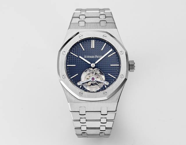 Bbs-Factory 解毒最好的“陀飞轮” 爱彼皇家橡树陀飞轮。 独家订制Cal.2924机芯，动力储存68小时 爱彼依旧保留的八角形表圈、标志性的六角形螺丝