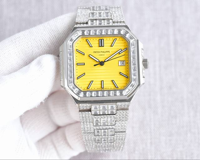 Tw Factory 新款来了，满钻百达，独特的镶钻技术 百达翡丽 pp Nk1 Cubitus系列 5821 1A-001 满天星系列 探索奢华与精湛工艺的完