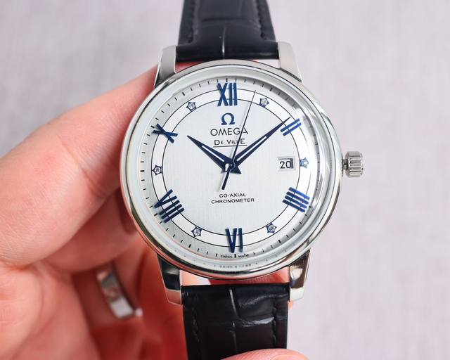 Tw Factory新款 欧米茄 Omega 蝶飞系列！pn1 锅盖玻璃 耗时长达6个月！超薄男士自动机械腕表，采用进口原装9015机芯 非市场国产机 ，每小时