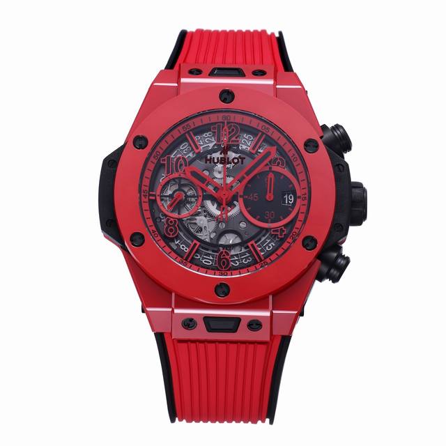 陶瓷领域 谁与争锋 Bbf彩色陶瓷问世 Hublot 宇舶表Big Bang Unico 大爆炸系列彩色陶瓷腕表 标配定制恒宝专属Unico Hub 1280自