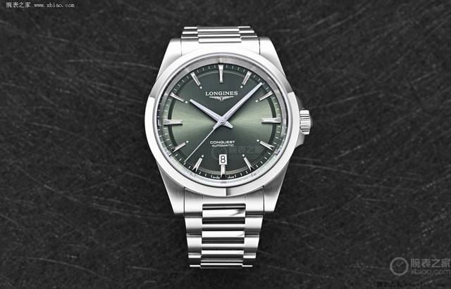 2630新品首推 浪琴康卡斯悦动系列 优雅银经典黑百搭绿深邃蓝 原版开模，对版41Mm尺寸316精钢材质，Cnc精工艺打造拉丝抛光处理过渡流畅质感拉满 日本西铁