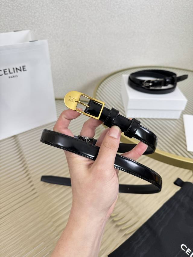 Celine Women's Clothing Original New Arrival, Width: 1.8cm, Exquisite Arc de Tr