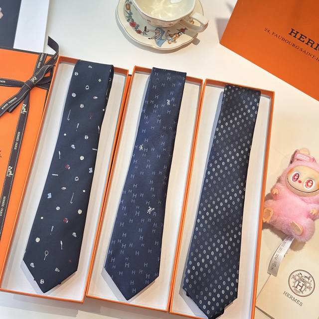 New Men's Tie Collection, Rare. Every year, Herm