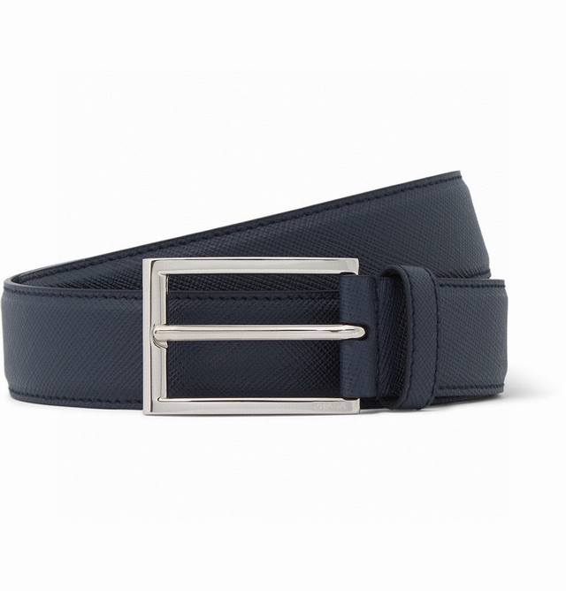 Rada Men's Business Casual Waistband, 3.5cm, same style as in Prada boutiques. M