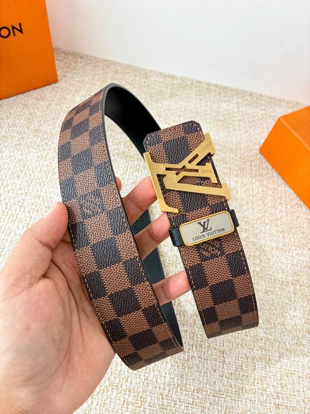 Product Name: Louis Vuitton Belt - Original Single Belt Model: Hook, Classic Pur