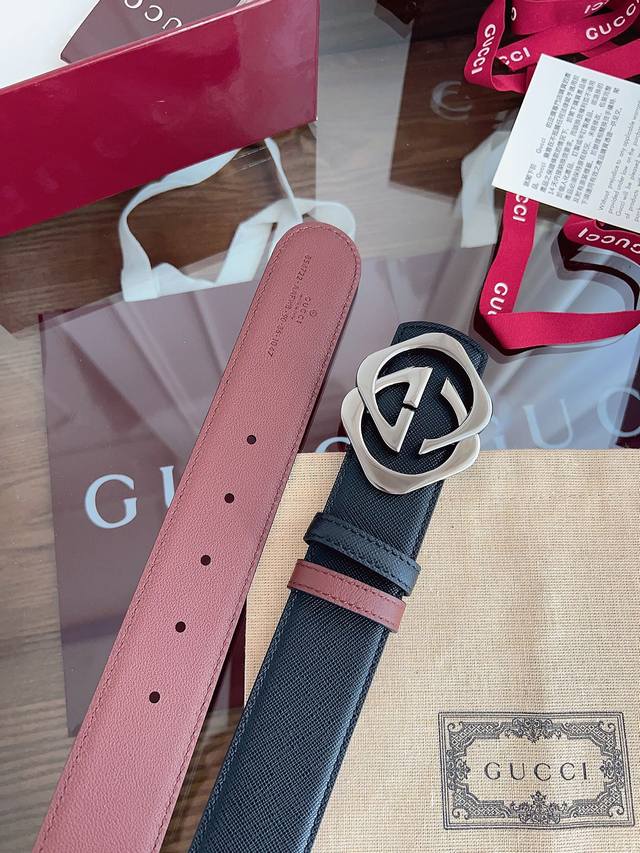 This eye-catching men's belt from Gucci's 2026 Early Spring collection features