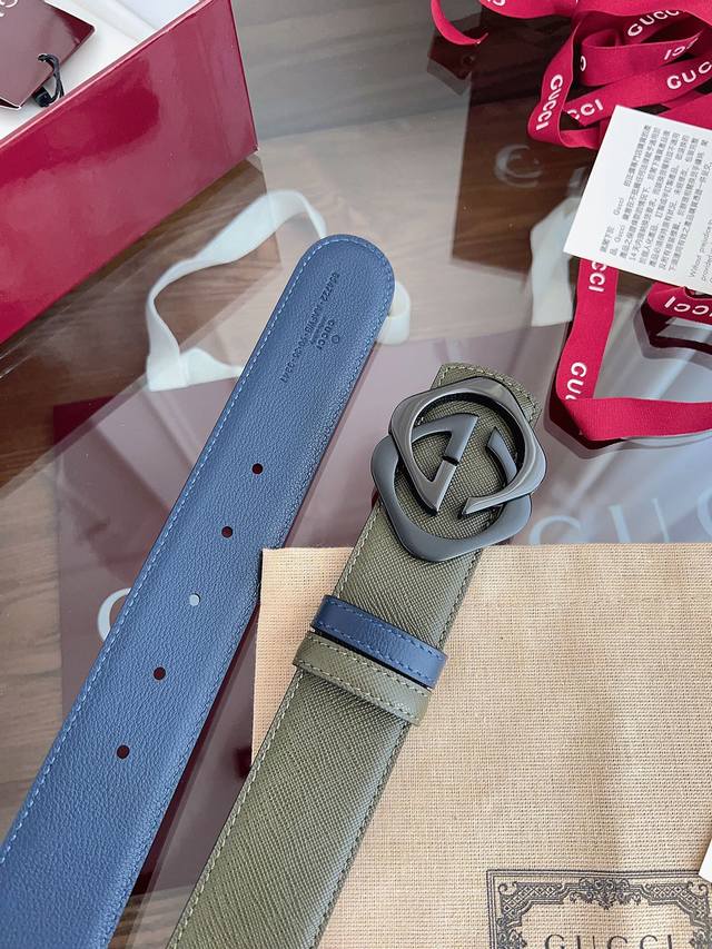 This eye-catching men's belt from Gucci's 2026 Early Spring collection features