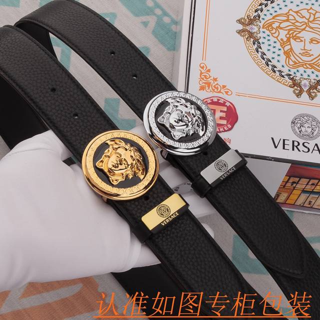 Product Name: Versace Belt - Original Single Belt DDD Material: 100% top-grain