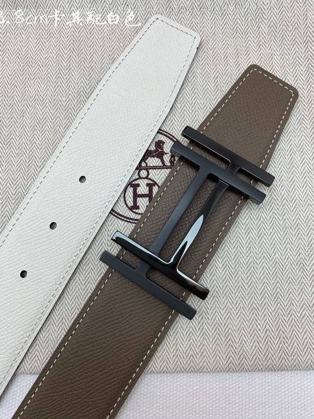 Hermes-38Mm Hermes boutique-sold Epsom double-sided calfskin leather, stainless