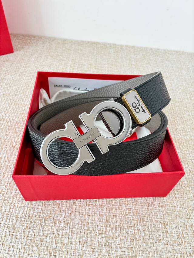 Product Name: Ferragamo Belt - Original Single Belt Model: Hook, Classic Buckle