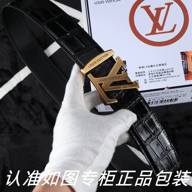 Belt: Louis Vuitton Original Belt: 100% top-grain cowhide leather, guaranteed g