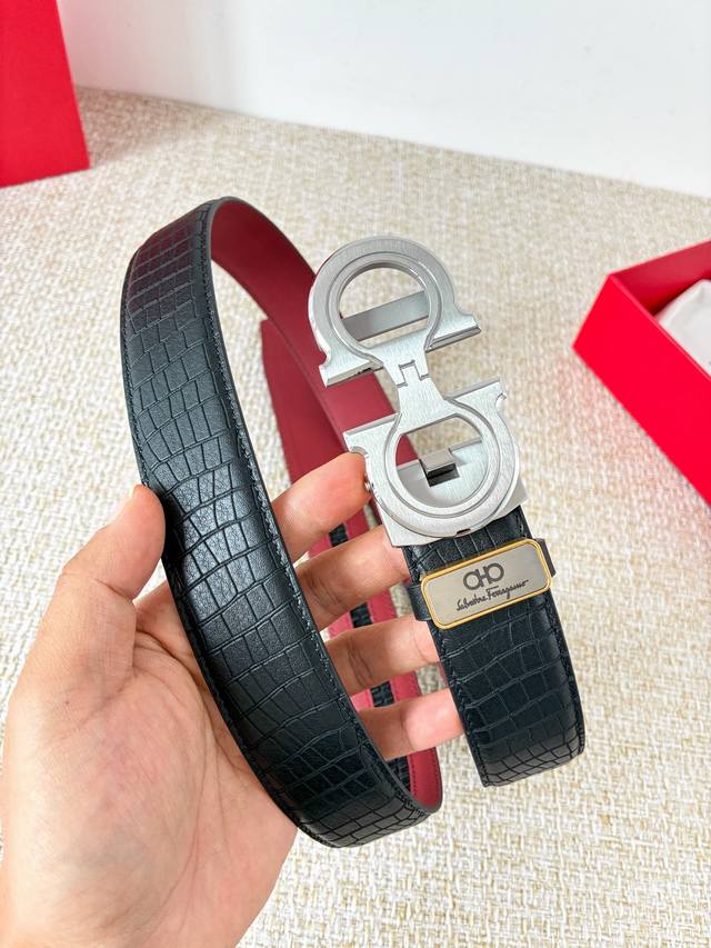 Product Name: Ferragamo Automatic Belt DDD Model: Automatic buckle, pure steel