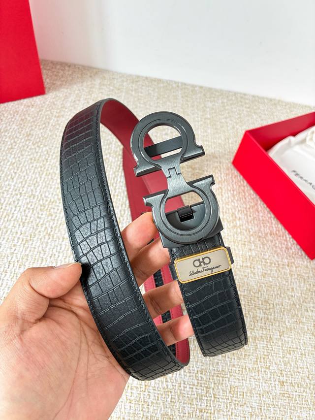 Product Name: Ferragamo Automatic Belt DDD Model: Automatic buckle, pure steel