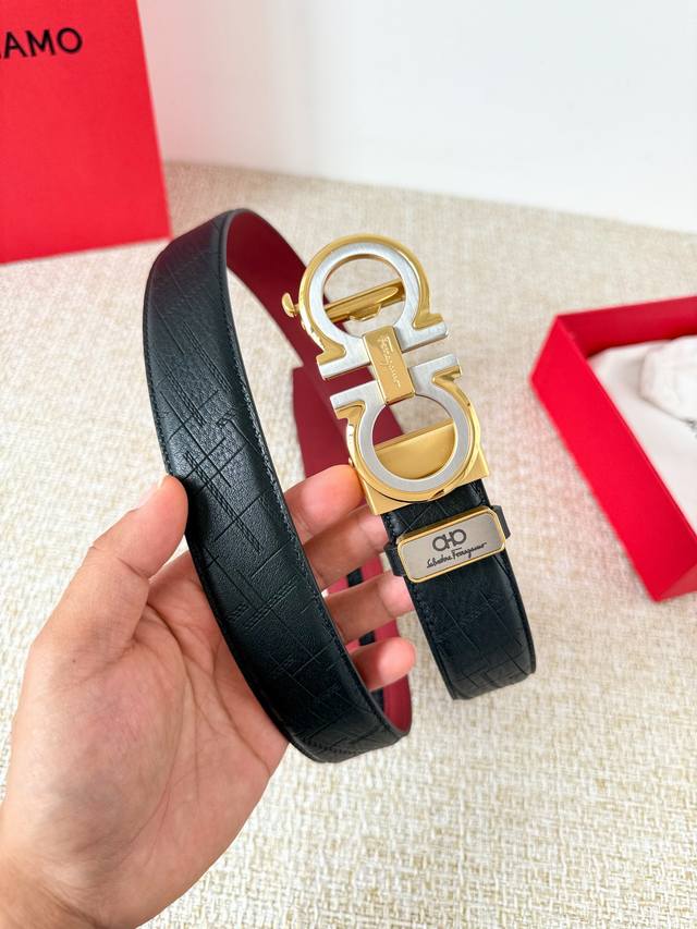 Product Name: Ferragamo Automatic Belt DDD Model: Automatic buckle, pure steel