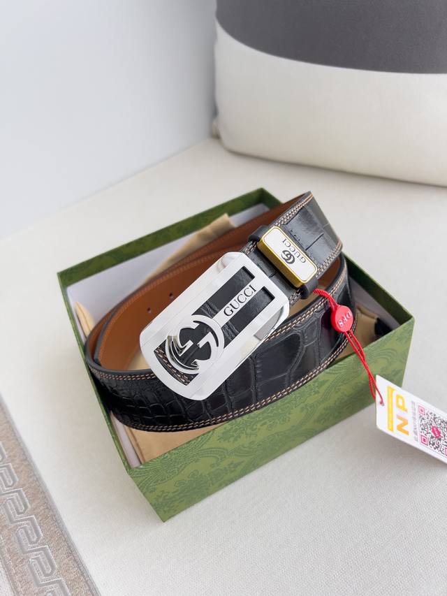 Product Name: Gucci Original Belt/Leather Bag DDD Model: Hook buckle, pure stee