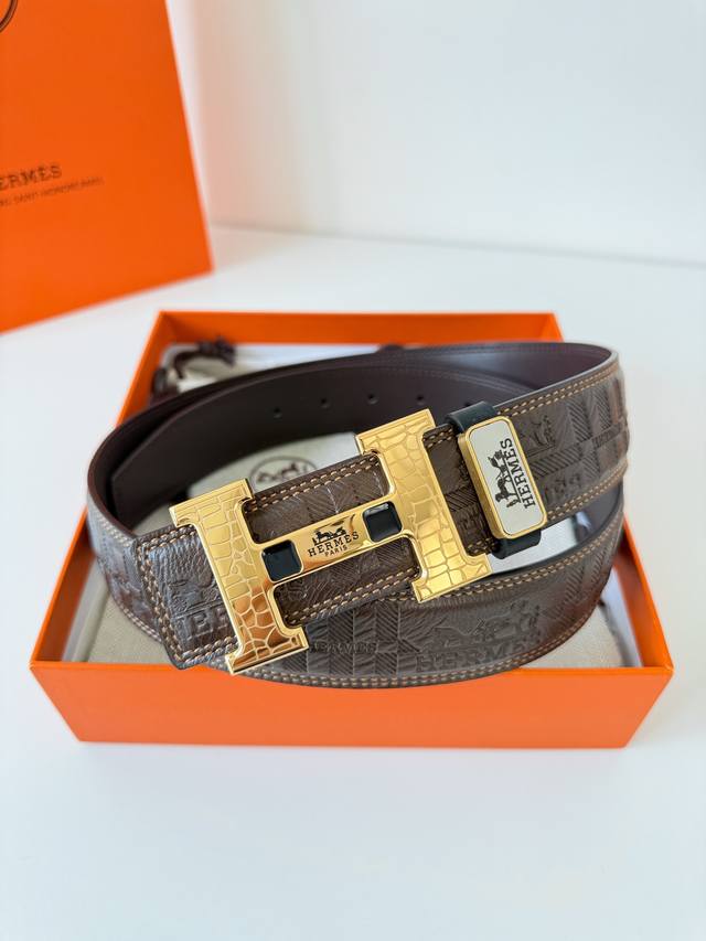 Product Name: Hermes Belt (Original) Model: Hook buckle, classic pure steel buc