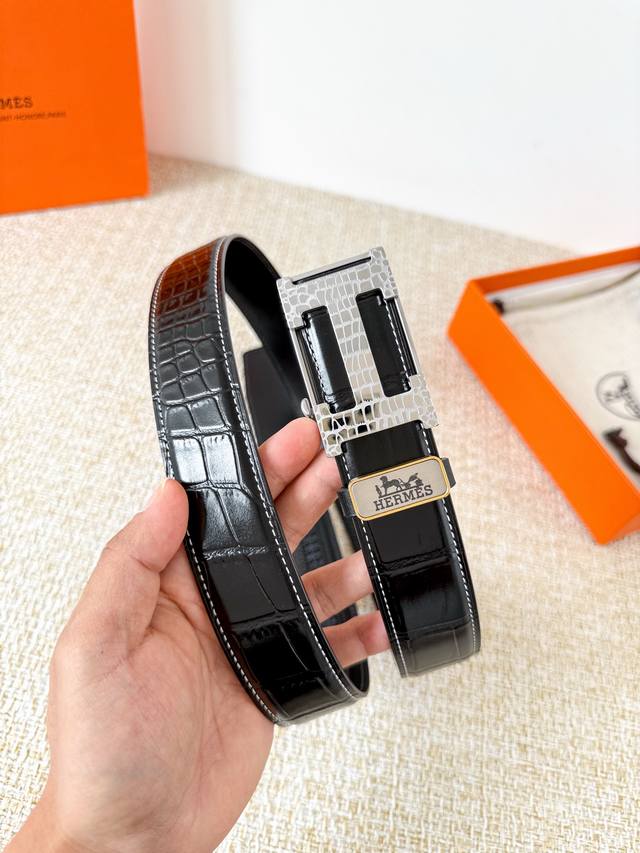 Product Name: Hermes Automatic Buckle Belt DDD Model: Automatic buckle, classic