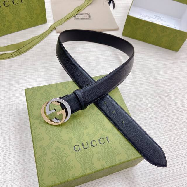 Comes with a full gift box. 4.0cm, new style from Gucci official website, doubl