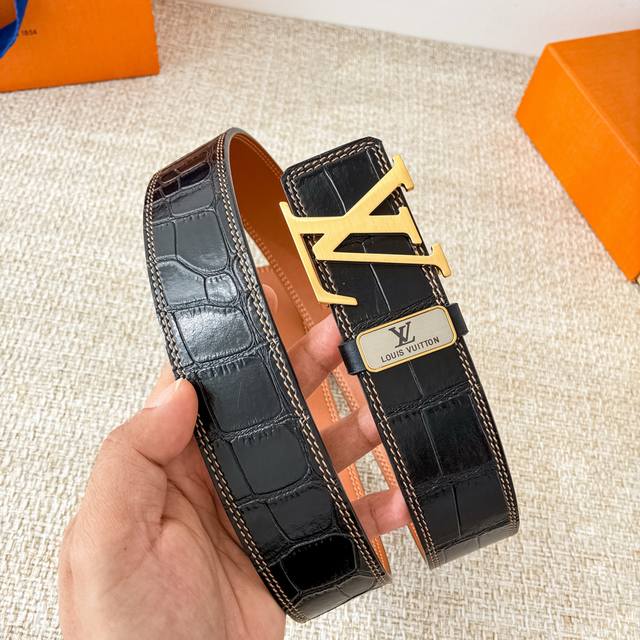 Product Name: Louis Vuitton Belt - Original Single Belt Model: Hook, Classic Pu