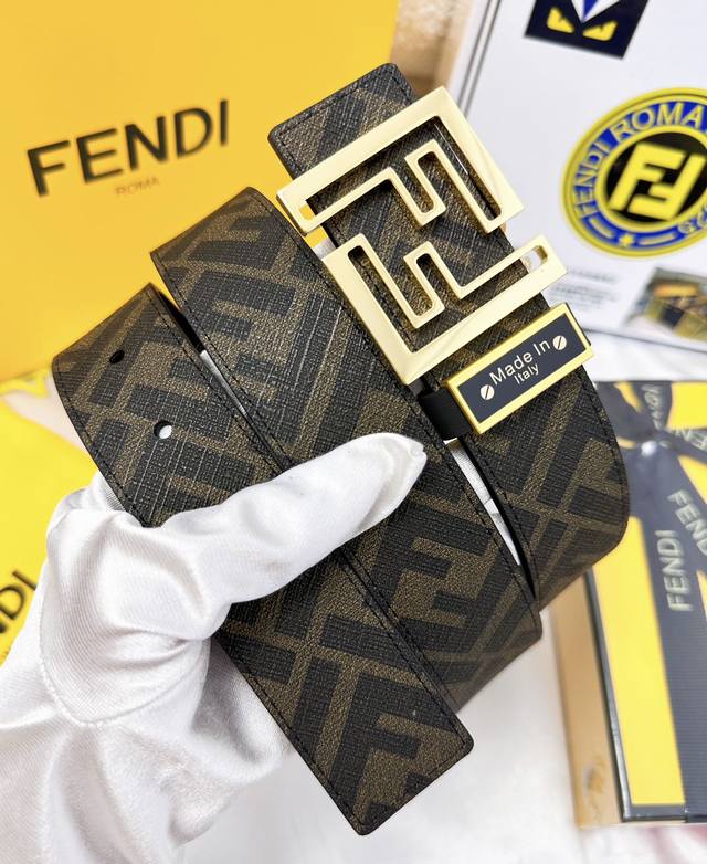 Belt: Fendi. Top-grade original replica. Belt: 100% top-grain cowhide, guarante