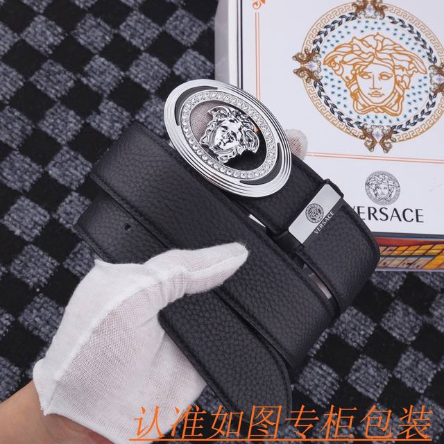 Product Name: Versace Original Belt Material: 100% Top Layer Cowhide Leather Be