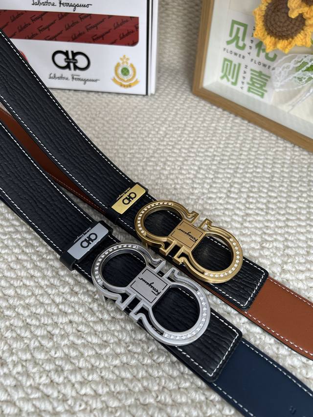 Product Name: Ferragamo Original Single-Purpose Rhinestone Buckle DDD Material: