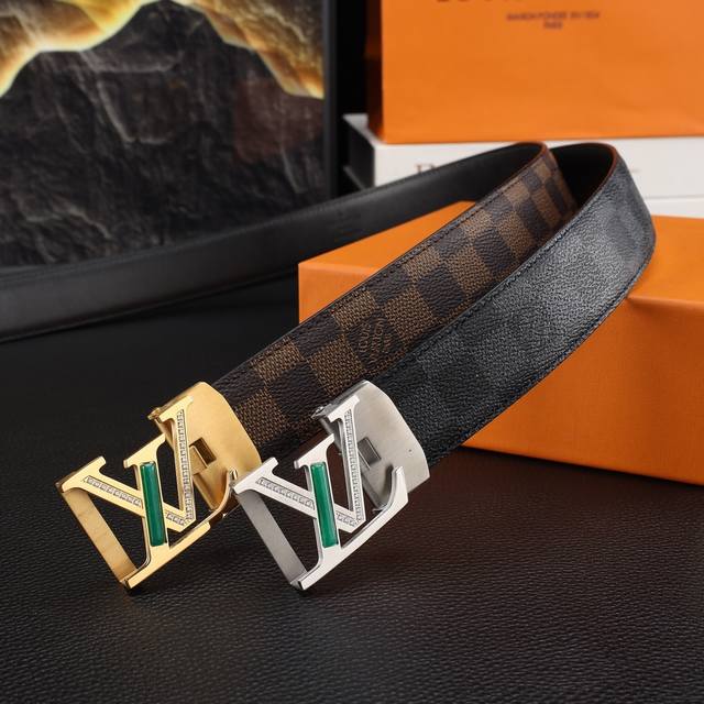 Louis Vuitton Men's Automatic Belt - 35mm Width, 316 Stainless Steel Buckle, Ne