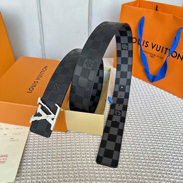 Original Packaging DDD L0Uis Vuitt0N New Season Men's Original Single Belt, 40mm