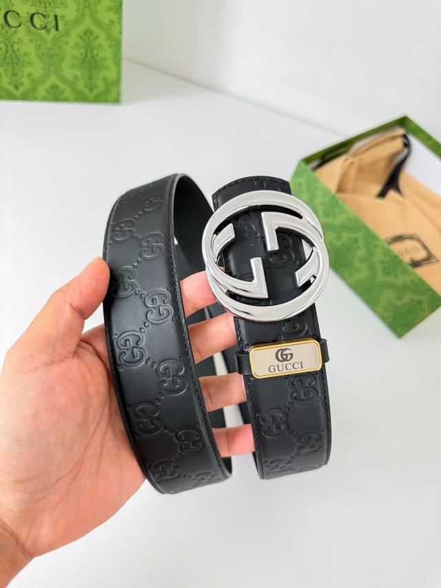 Product Name: Gucci Original Belt/Leather Bag DDD Model: Hook buckle, pure steel