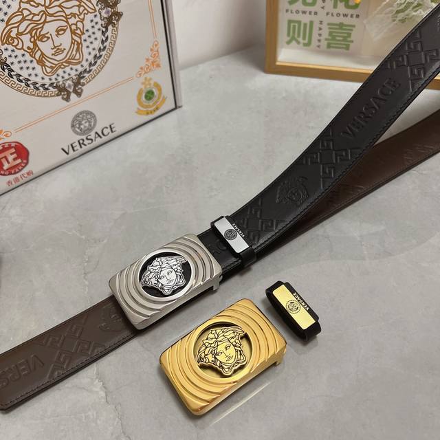 Product Name: Versace DDD Material: 100% top-grain cowhide belt, guaranteed genu