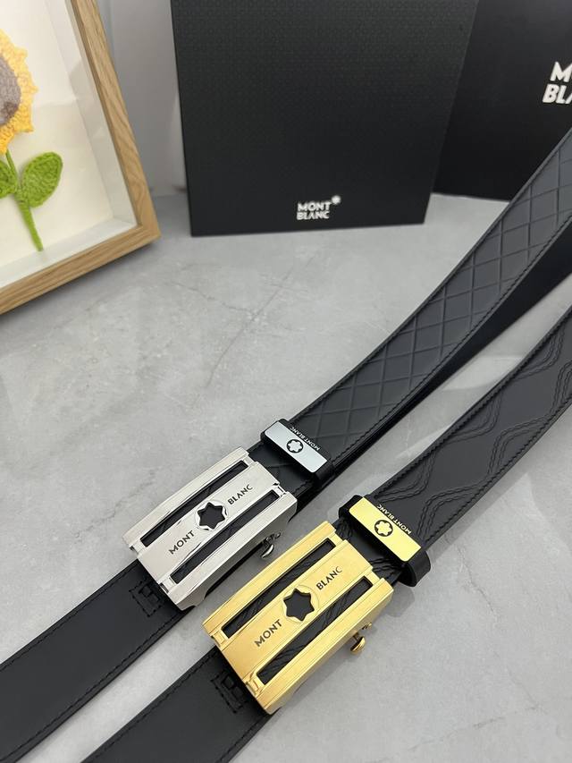 Product Name: Montblanc Automatic Leather Belt Material: 100% Top Layer Cowhide