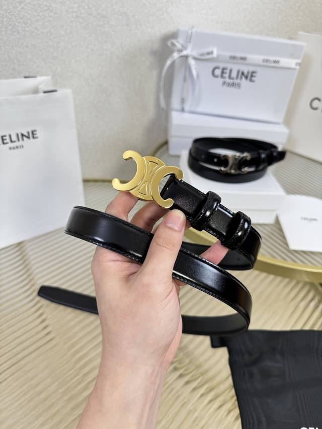 Celine Women's Clothing Original New Arrival, Width: 2.5cm, Exquisite Arc de Tr