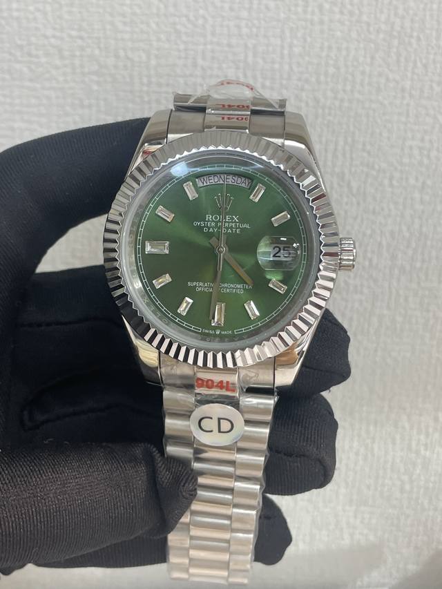 独家实拍图 DDD Rolex Dd Double Calendar Automatic Mechanical Watch DDD 劳力士双历日志，全自动机械表