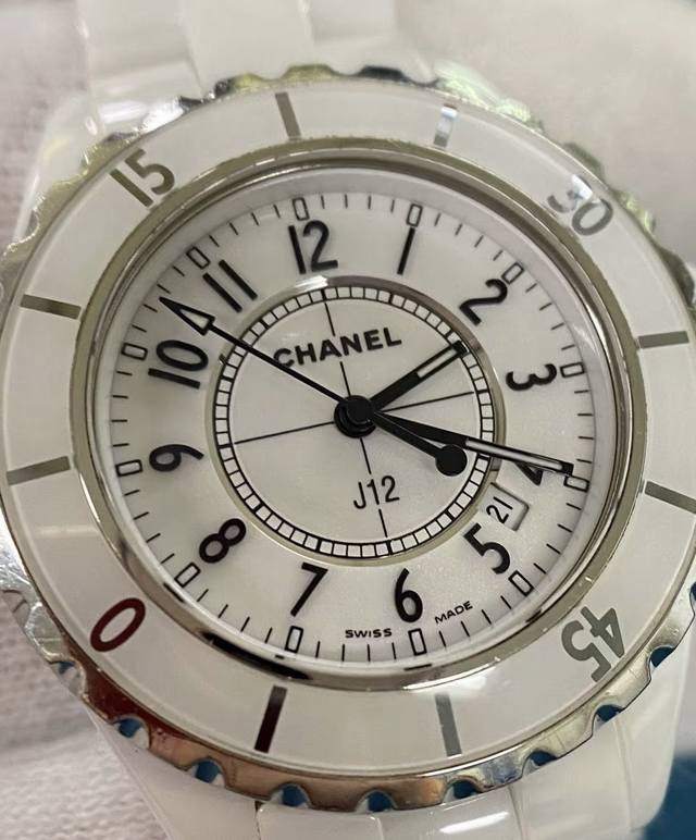 出货实拍所见即所得～ DDD Chanel J12 33Mm38Mm银数字银针石英款 DDD